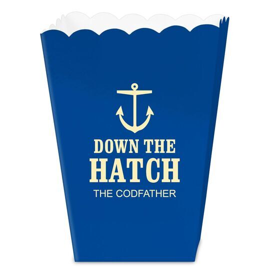 Down The Hatch Mini Popcorn Boxes